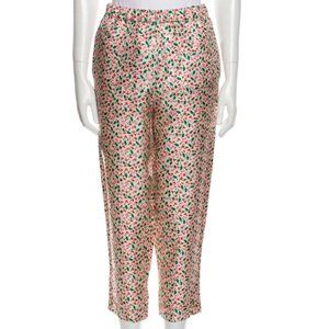 MARNI Printed Silk Draw-String Pants